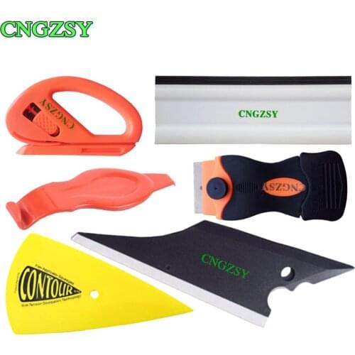 CNGZSY Tools For Tinting New Arrival Vinyl Cutter Knife Soft Rubber Squeegee Glue Cleaner Wiper Corner Scraper Wrap Tools K88