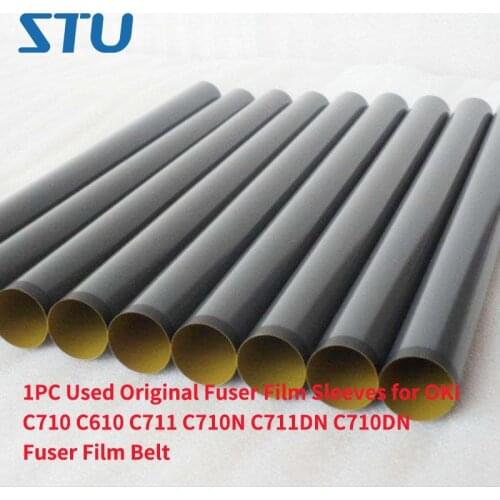 1PC Used Original Fuser Film Sleeves for OKI C710 C610 C711 C710N C711DN C710DN Fuser Film Belt