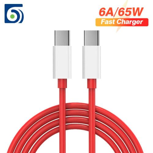 Byscoon Usb Type C Quick Charger Cable For Oneplus 8T 9 Pro 6A PD Fast Charging Usb Type-C To Usb C Data Line For One Plus 9