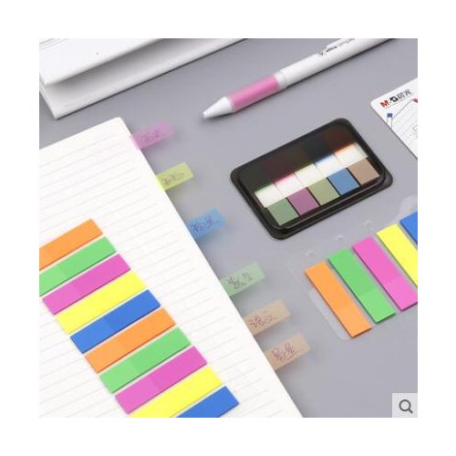 Kawaii Sticker In Notebook Fluorescent Self-adhesive Memo Pad Label Instruction Category Index Pepsi Posted Colorful Sticky Note