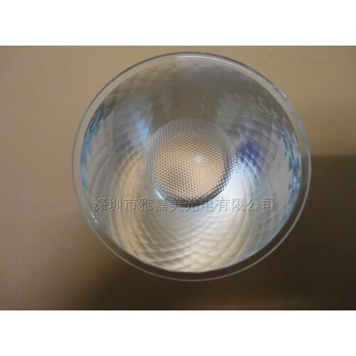 COB lens diameter 75MM 10 degrees Condenser LED lens, Integrated surface light source Lens