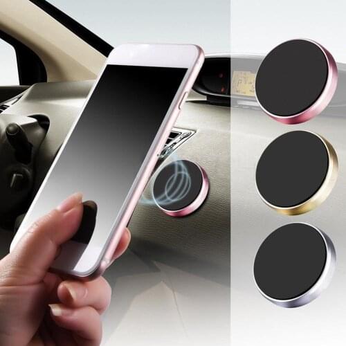 Magnetic mobile phone holder car dashboard mobile phone universal holder mobile phone magnet holder sticker bracket wall A5Y8
