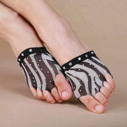 Cheap Dancewear Women Ballet Flats Belly Dance Training Shoes Zebra Stripe
