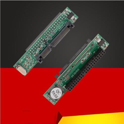 New 2.5" Female 44 pin IDE to 7+15 22 pin Male SATA Hard Drive Disk Adapter Converter 2.5" IDE to SATA Male for Laptop HDD ONLY