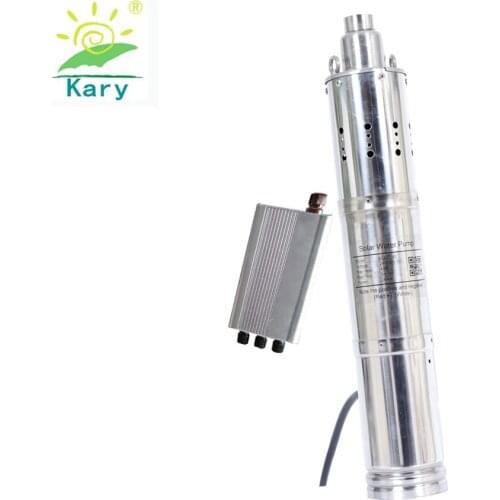 Kary water pump with 40m lift 2m3/h 24V submersible water pump,solar powered submersible water pumps