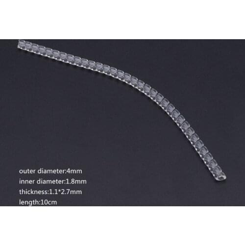 Ring Adjuster Invisible Transparent Spiral Cord Tension Reducer Adjustable Sizes