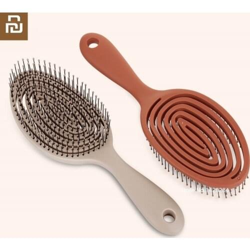 Youpin Relaxing elastic massage comb Memory comb elastic force Portable Hair Brush Massage Brush men woman Head Combs