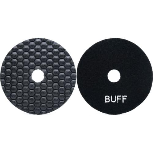 3"/4"/5" Dry Grinding Disc Diamond Polishing Buffing Pads Flexible Pad Polishing Wheel for Marble Stone Ceramic Tile 2 Piece