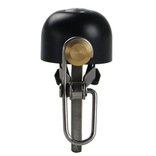 Bicycle retro horn Folding car Small and convenient copper bell