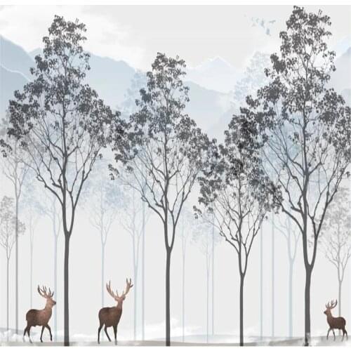 3d murals wallpaper for living room New style forest wallpapers landscape background wall