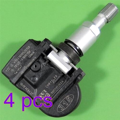4pcs for Chrysler Dodge Jeep TIRE PRESSURE SENSOR TPMS Tire pressure monitoring system OEM 315 MHz TS-CH11 56029526AA
