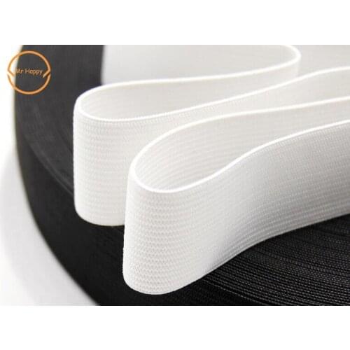 40m/lot elastic rubber band clothing accessories nylon webbing garment sewing accessories width 20mm25mm30mm 35mm 40mm 45mm 50mm