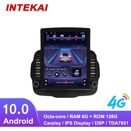 9.7" Vertical Style Tesla Screen Android 9.0 Car Radio GPS Navigation Autoradio multimedia player for Jeep Renegade 2016 2018