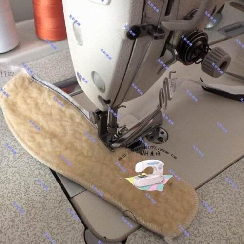 Car pull cylinder hemming device for insole slippers thick material wrapping the pull cylinder leading edge 26MM