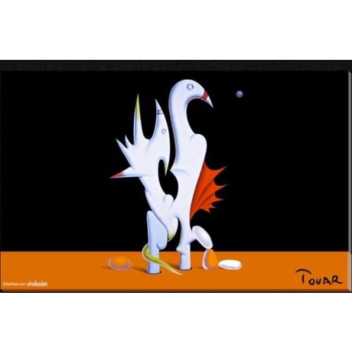 Free shipping Black and white street view Modern abstract decorative painting Wall Decorations For bed Room