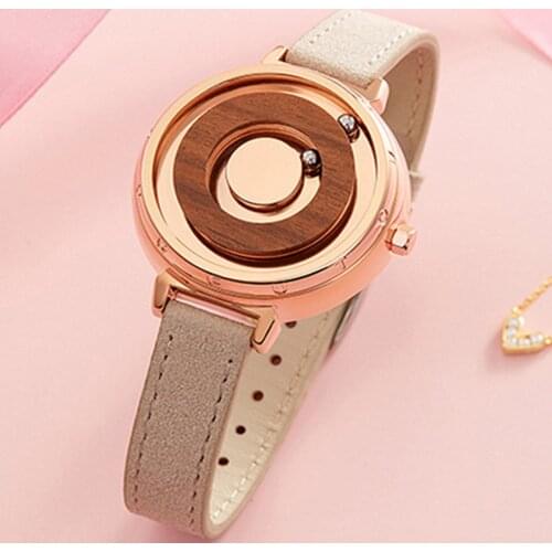 EUTOUR Ladies Watch With Leather Strap