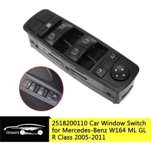 Front Left Door Window Mirror Master Switch For Mercedes W164 ML GL R Class 2518300090 2518200110 A2518300090 Car Accessories