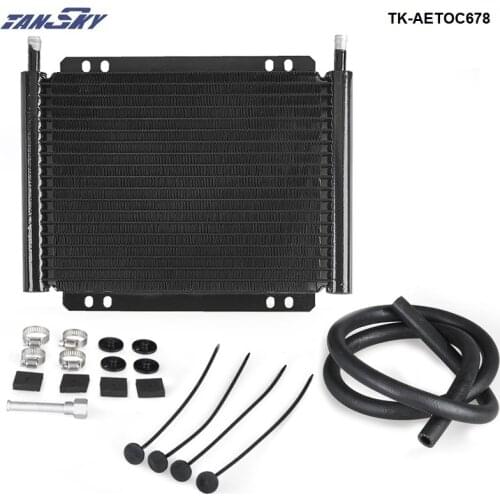 Racing Car Performance 19 Row Cooling Products Plate & Fin Trans Cooler Kit (11/32") Series 8000 Type TK-AETOC678