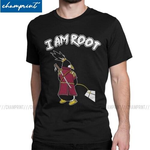 I Am Root I Linux Samurai Penguin For Hacker And Programmer Mens T Shirts Developer Programming Coding Nerd Amazing Tee Shirt