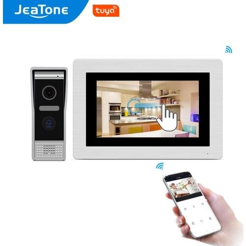 7 inch WIFI IP Video Door Phone Intercom Wired Door Bell Door Speaker Access Control System Touch Screen Motion Detection