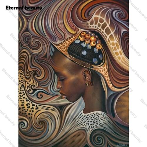 Mysterious Woman Diamond Painting Full Drill Diamond Mosaic Art 5D Diy Diamond Embroidery Cross Stitch Kits Rhinestone Paintings
