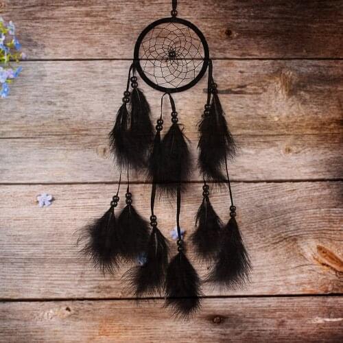 11cm Ring Black Dream Catcher