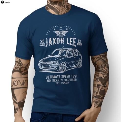 Fashion 2019 Top Tee Mens French Car 205 GTI Car Art Design Shirt Print T Shirt