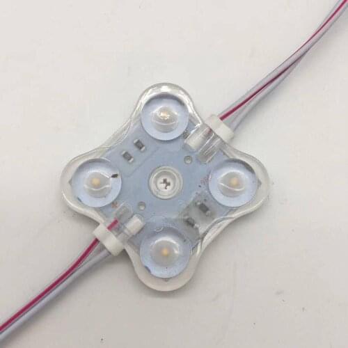 1000pcs 35x35mm 2w Led Injection Module Square 4 Leds DC12V for Logo letter Board Channel Letters Sign Advertising