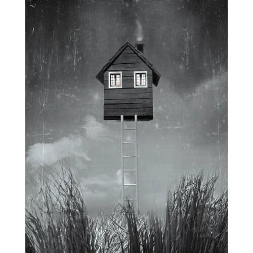 DIY Painting By Numbers Half empty cabin Kit Oil Picture By Numbers Landscape Wall Art Painting on Canvas Home Decoration Gift