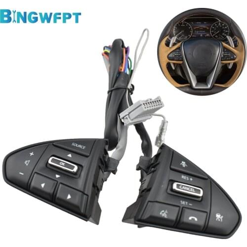 New Steering Wheel Control Buttons FOR Nissan LIVINA 2016 2017 2018 2019 High Quality Car Styling Buttons