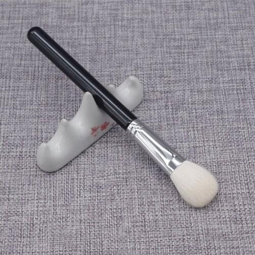C03 Professional Handmade Make Up Brush Blush Blusher Brush Soft Saikoho Goat Hair Cosmetic Tools Black Handle Makeup Brushes