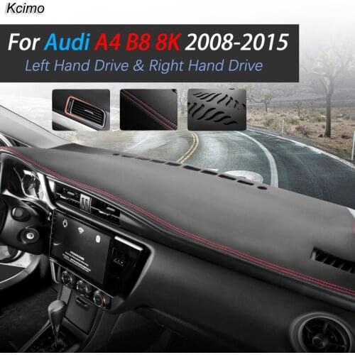 For Audi A4 B8 2008~2015 8K Anti-Slip Anti-UV Mat Dashboard Cover Pad Sun Shade Dashmat Dash Carpet Accessories S-line 2012 2014