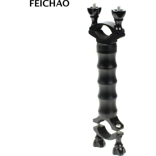 Bicycle Dual Clamp Handlebar Seatpost Pole Holder Mount Metal for 21-30mm Diameter Tube to Expand Flashlight Bike Accessories