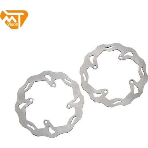 Motorcycle Accessories Steel Front Rear Brake Disc Rotor For SUZUKI RMZ250 RMZ450 RMX450Z RMZ 250 450 450Z 2005-2018 2017 2016