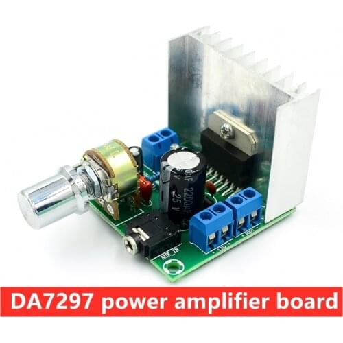 TDA7297 power amplifier board power amplifier board dual-channel noise-free 12V finished power amplifier board FE-9720B