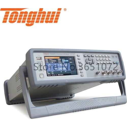 TH2827C Digital LCR Meter ESR Tester 20Hz-1MHz with 0-5V Bias Voltage