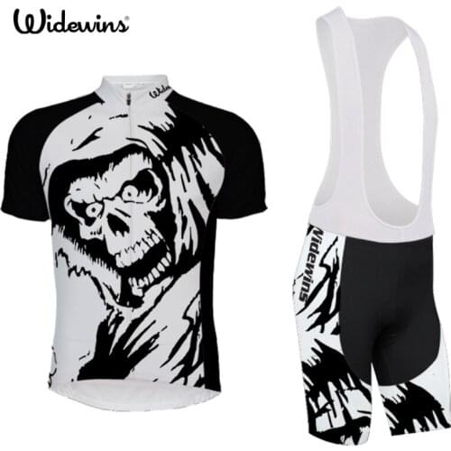 Cycling jersey clothing wear white Holland The wild monkey team black summer gel pad quick dry ropa ciclismo 5514