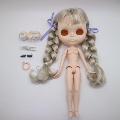 Body hair scalp and eye mech for DIY customization Nude blyth doll accessories 815