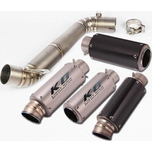 Titanium Alloy for Honda CBR1000RR 2008-2016 Motorcycle Exhaust Pipe Middle Pipe Slip On 61mm Escape No Db Killer US Edition