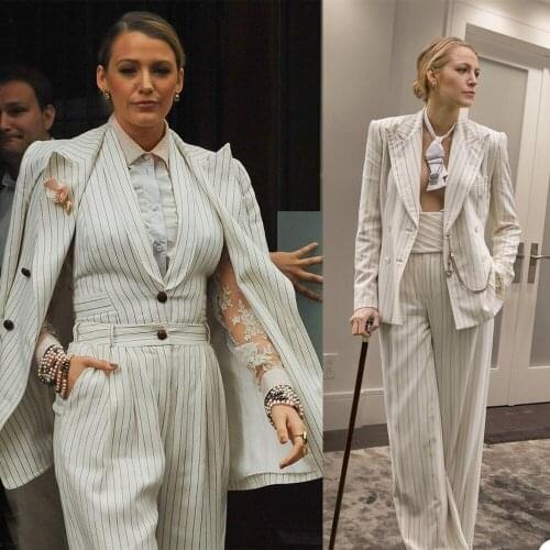 High Street Woman Suit Fashion Singal Breasted 2021 New Design Notched Collar Party Evening Fashion Jacket Pencil Pant Female