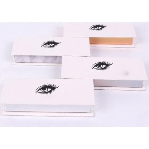 100pcs False Eyelashes Packaging Box Custom Private Logo Printed Faux Cils Individual Fake 3d Mink Eyelash Extension Lash Boxes
