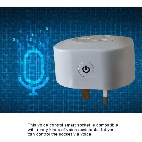 2.4Ghz Wifi Smart Plug 16A Smart Socket Wireless Remote Control Power Socket Voice Control Timer Outlet Brazil/EU/US/UK/AU Plug