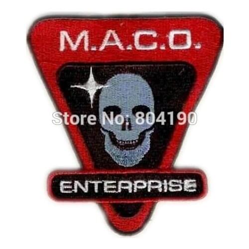 4" II M.A.C.O. Enterprise Emblem Kirk sew on/ iron on patch Fashion Comic TV Movie Film scrapbooking accessories
