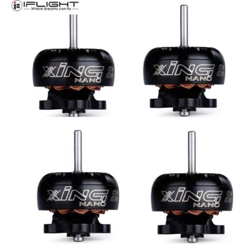 4PCS iFlight XING 0802 17000 KV22000 1-2S 1mm Shaft Brushless Motor for RC Drone FPV Racing