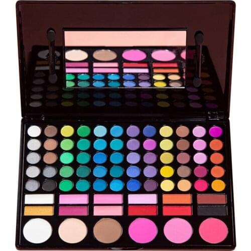 New 78 Colors Eye Shadow Palette Long-lasting Earth Color Eyeshadow Pearl Matte Waterproof Glitter Shimmer Makeup Set