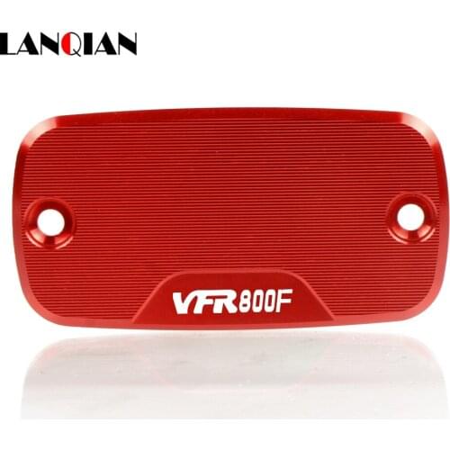 Motorcycle CNC Aluminum Front Brake Reservoir Cap & Clutch Fluid Reservoir Cap Cover moto For Honda vfr 800 800F VFR800F
