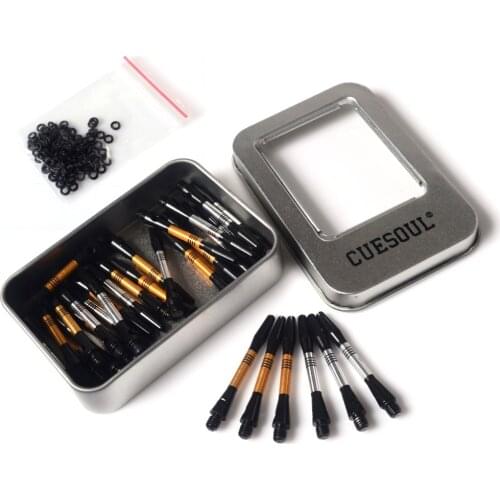 CUESOUL 30pcs/set 2BA 46mm Length Aluminium Dart Stems/Shafts