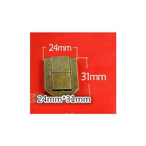 A02 Wooden solid buckle lock accessories storage DIY wooden packing box