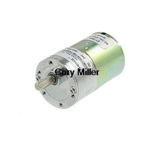 DC 24V 800 RPM Speed Reduce Torque Geared Box Electrical Motor