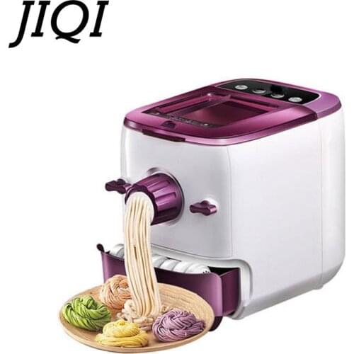 JIQI Random 5 Moulds Automatic Electric Pasta Machine DIY Vegetables Noodle Maker Dumpling Shell Maker 220V